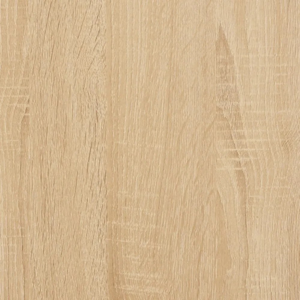 4 szintes sonoma tölgy szerelt fa könyvespolc 80 x 30 x 120 cm