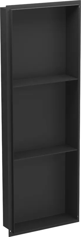 Mexen X-Wall-NR perem nélküli beépített polc 90 x 30 cm, fekete - 1971903010S