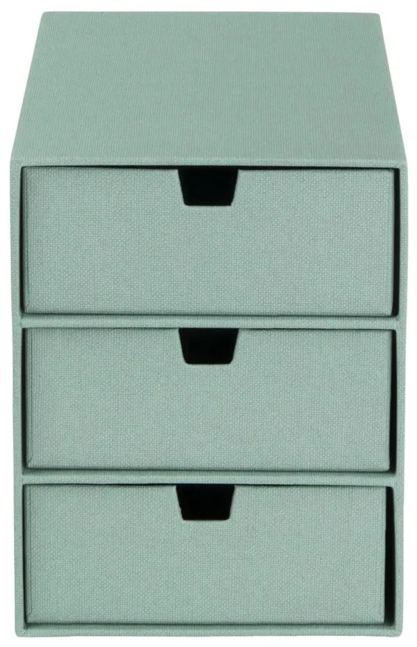 Zöld karton fiókos rendszerező Ingrid Canvas Paper Laminate – Bigso