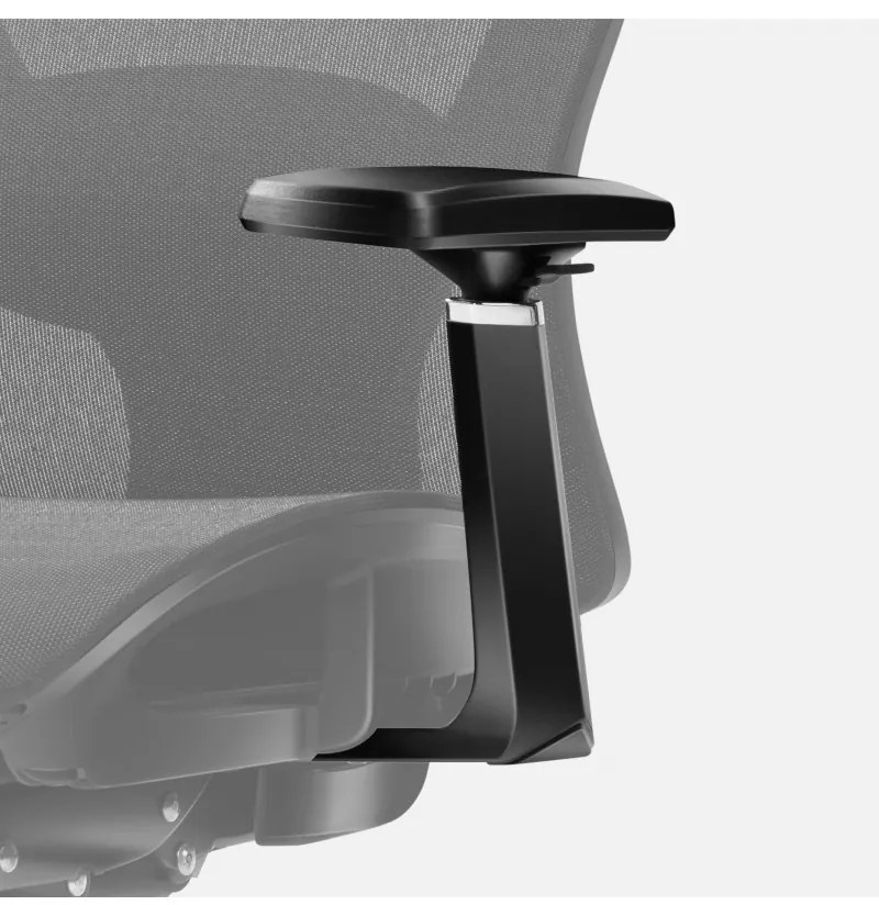 Ergonomikus irodai forgószék, hálós szellőzőanyag, dönthető háttámla, állítható ülésmélység, fekete