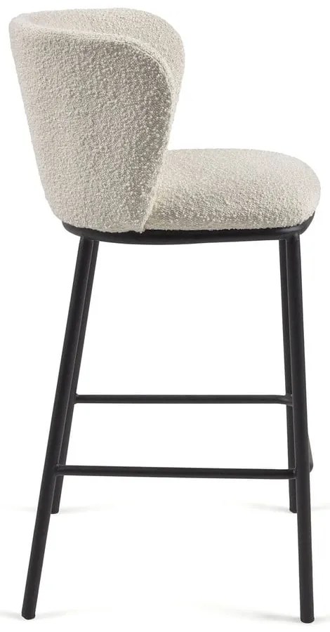 Fehér bárszék (ülésmagasság 65 cm) Ciselia – Kave Home