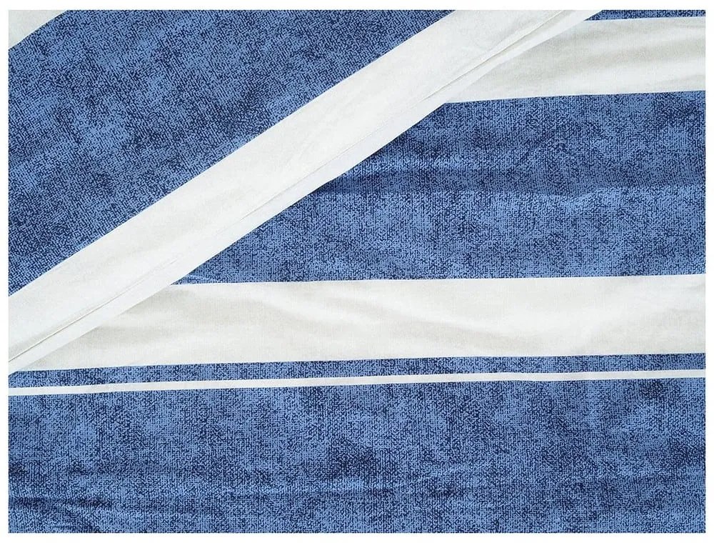 Kék egyszemélyes krepp ágyneműhuzat 140x200 cm Blue Line – B.E.S.