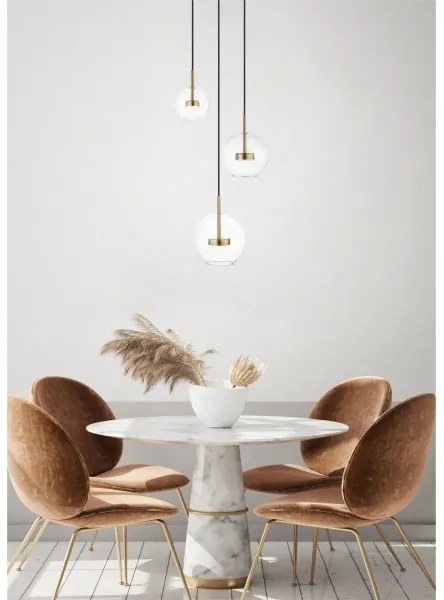 Zuma Line P0428-03L-L4AC - LED Csillár zsinóron ENCELADUS 3xLED/5W/230V arany