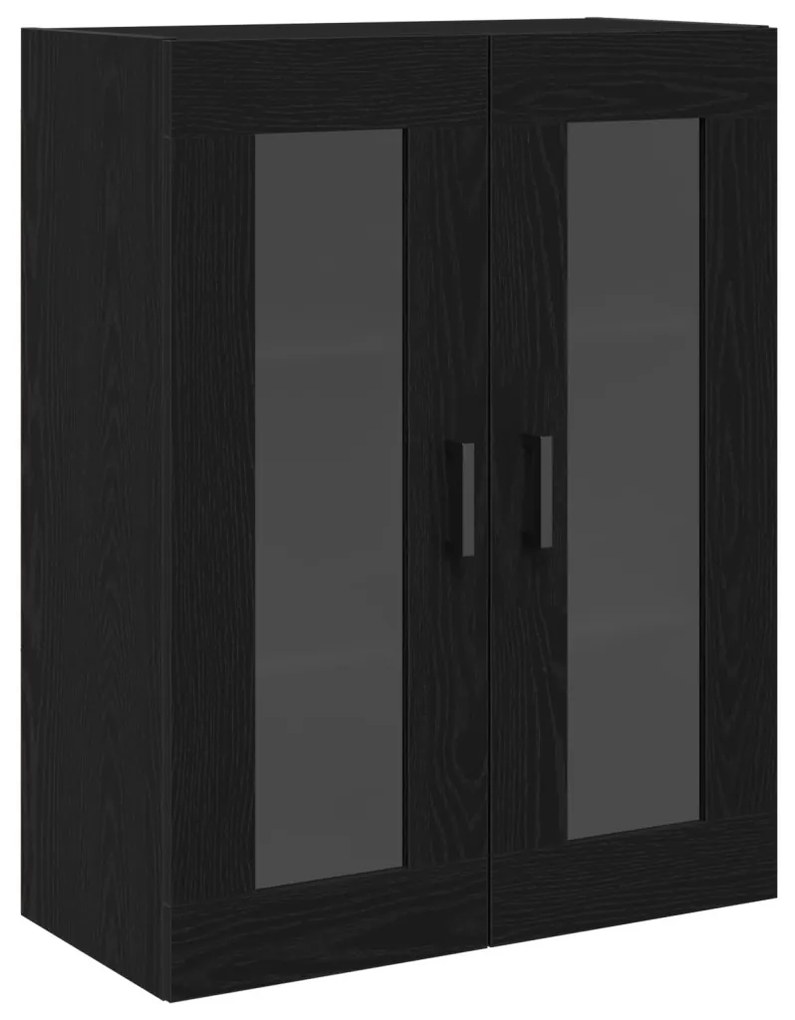 vidaXL Magasfiú 2 pcs Musta tammi 69,5 x 34 x 180 cm Faanyag