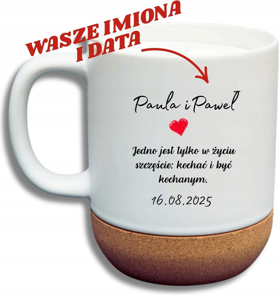 Fehér Bögre Parafa Vicces Esküvői Ajándék Évforduló Személyre Szabott