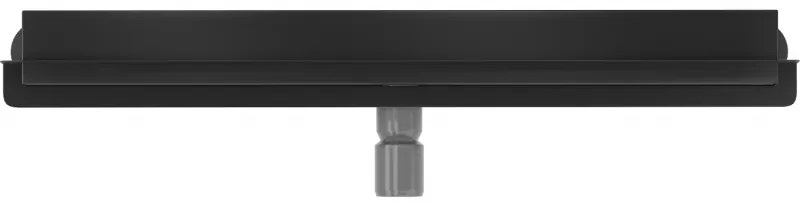 Mexen Lapos rozsdamentes fali zuhanytálca mintás FAL, fekete, 1730070