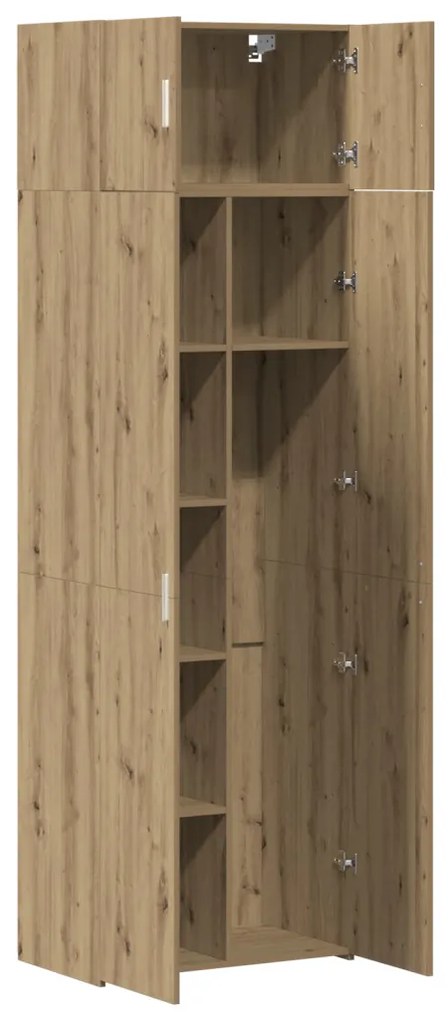 Tárolószekrény kézműves tölgy 70 x 42,5 x 225 cm Faanyag