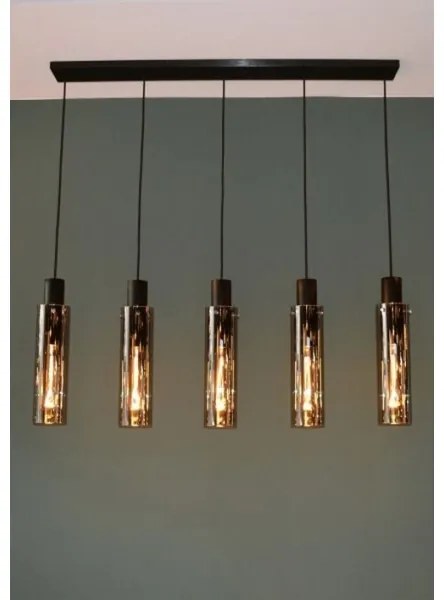 Lucide 74404/05/65 - Csillár zsinóron ORLANDO 5xE27/40W/230V