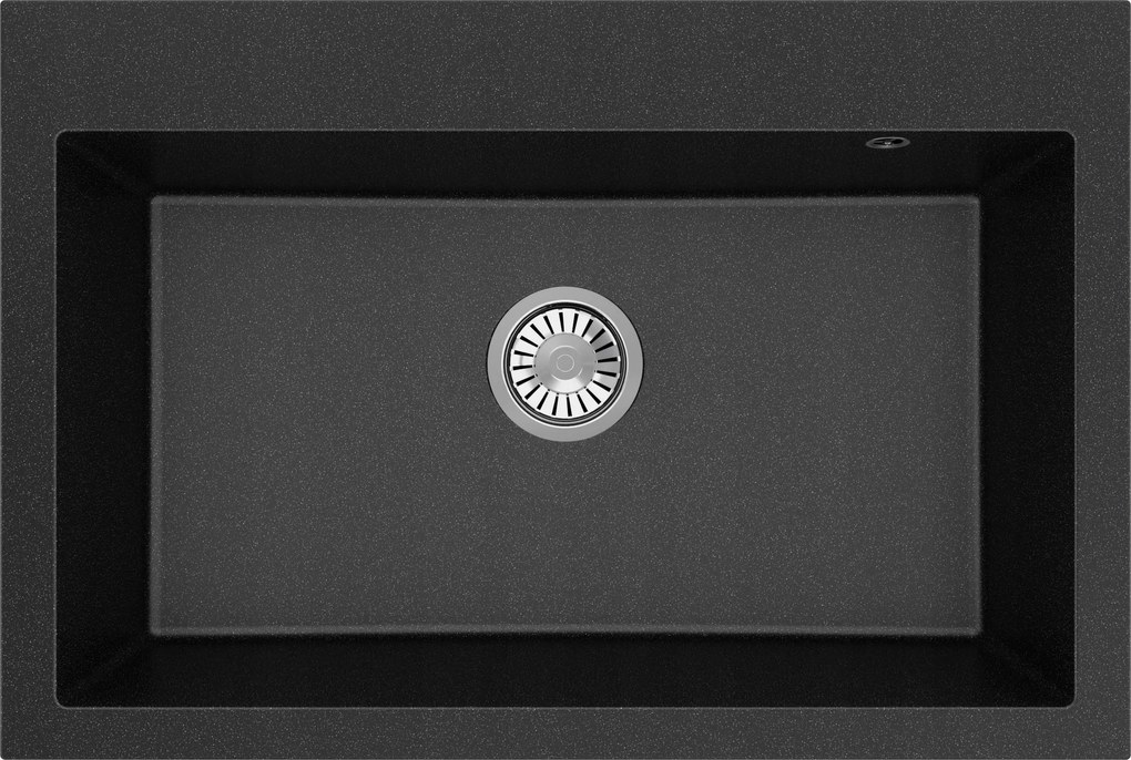 Gránit mosogató Martel 1K75 Egymedencés függesztett konyhai mosogató
