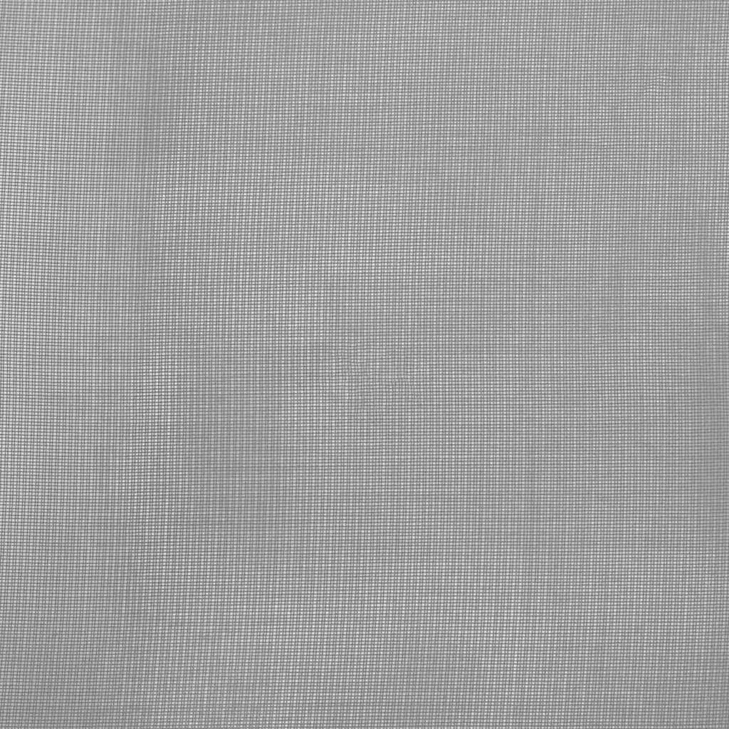 2 db sötétszürke fátyolfüggönyök rojtokkal 140x140 cm