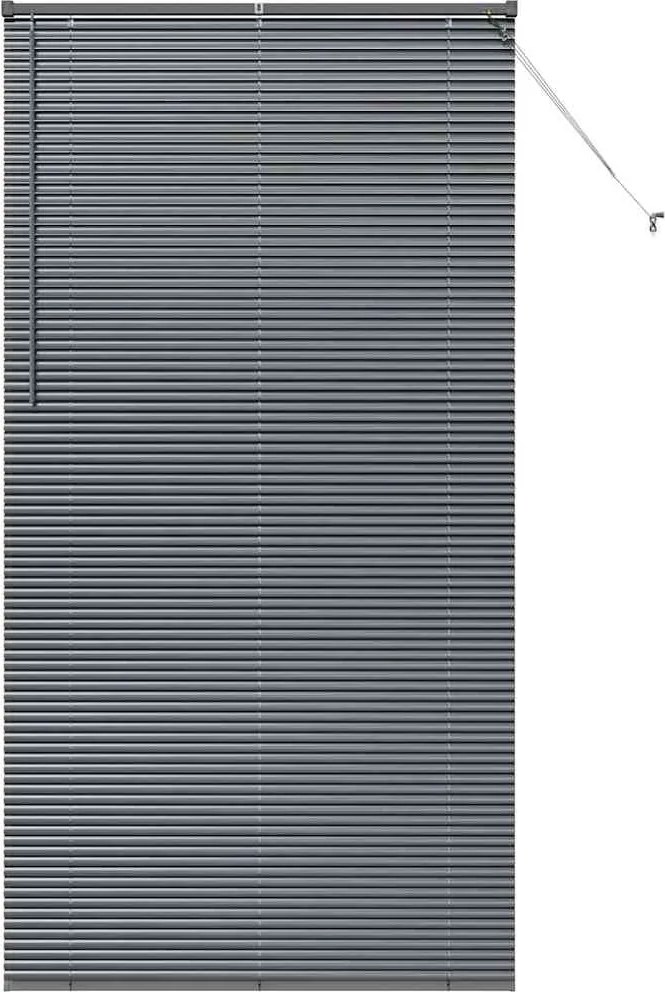 vidaXL Zsalugáter Redőnyök Sötétszürke 220 x 110 cm Alumínium
