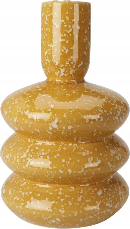 Dekorációs váza pöttyös 27,5x17 cm dekoratív kerámia