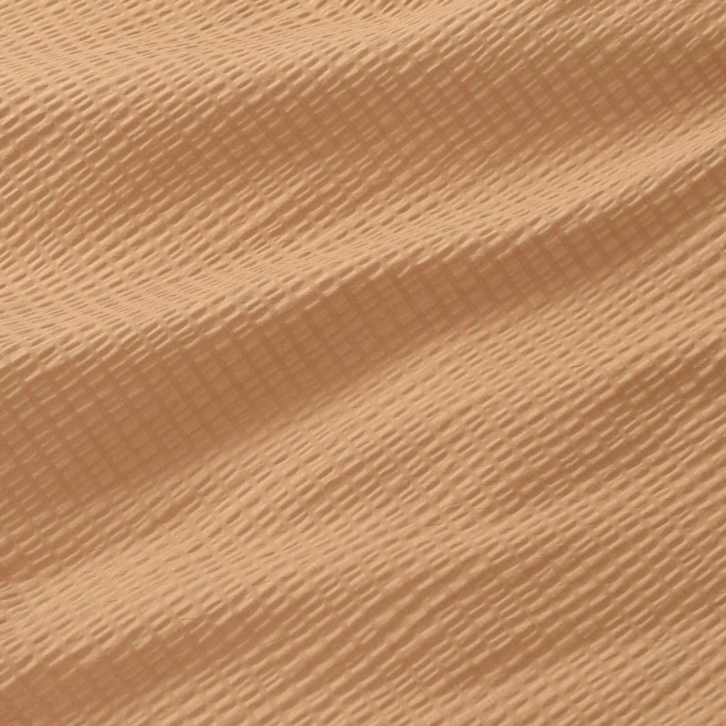 Goldea krepp ágyneműhuzat - őszi barna 140 x 220 és 70 x 90 cm