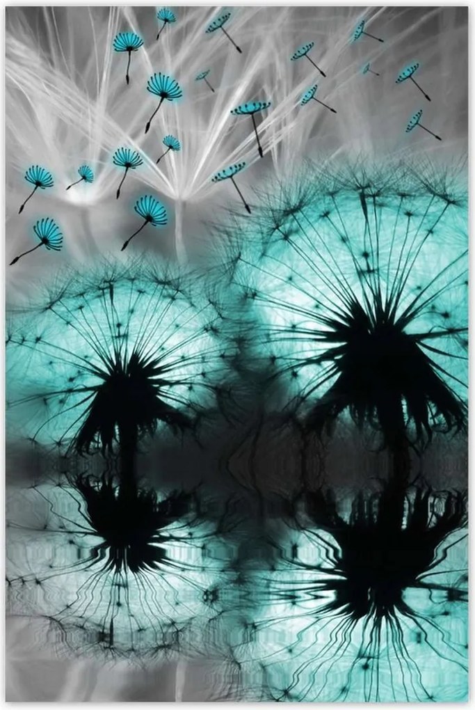 Poszterek 60x90 Kék pitypangok