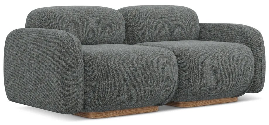 Szürke moduláris kanapé 190 cm Ailani – Makamii