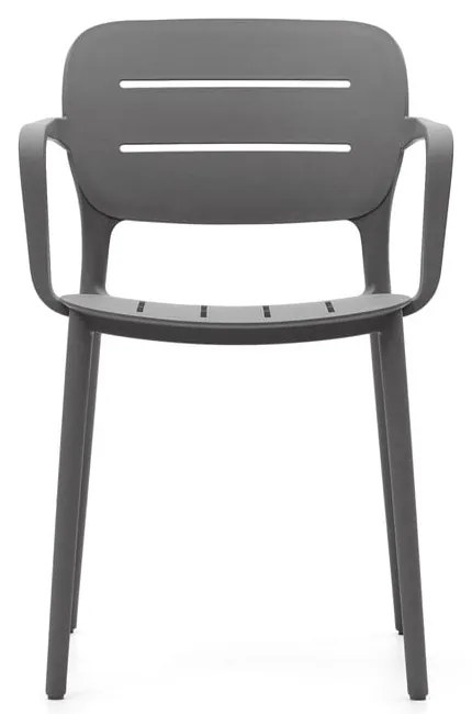 Szürke műanyag kerti szék Morella – Kave Home