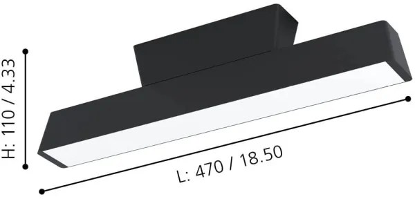 Eglo 99601 - LED RGBW Dimmelhető mennyezeti lámpa SIMOLARIS-Z LED/16W/230V