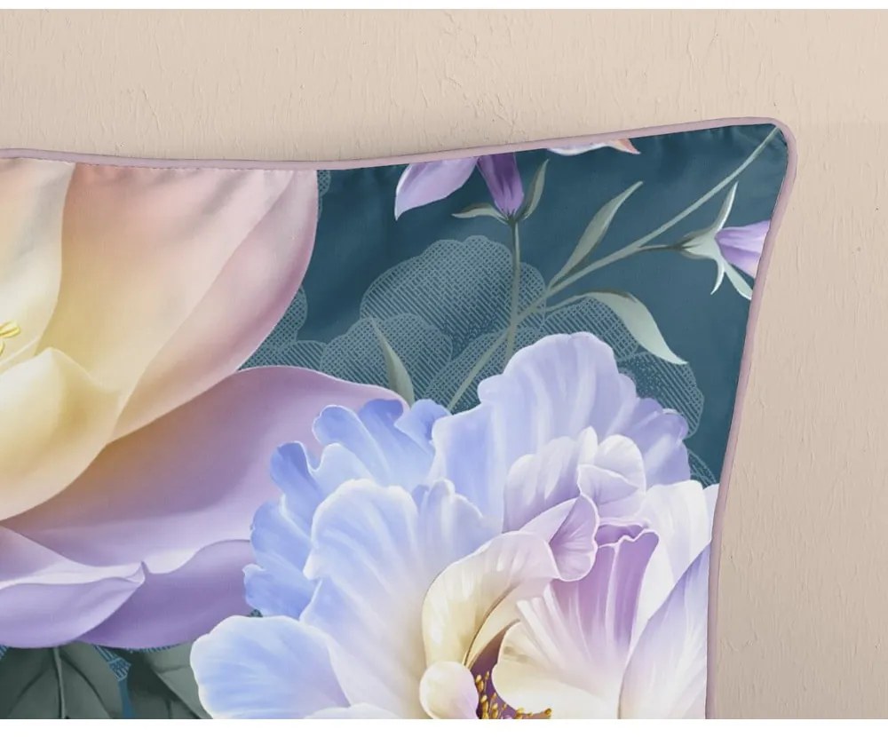 Kék kétszemélyes-hosszabbított pamut-szatén ágyneműhuzat 200x220 cm Mirery – Descanso