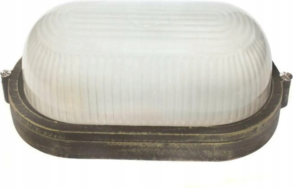 Aca Lighting kültéri fali/mennyezeti lámpa E27 192mm arany fekete csatlakozó nélkül