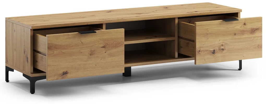 Mazzoni LANA RTV-150 TV-állvány Artisan Tölgy - TV-ÁLLVÁNY NAPPALIBA/SZOBÁBA