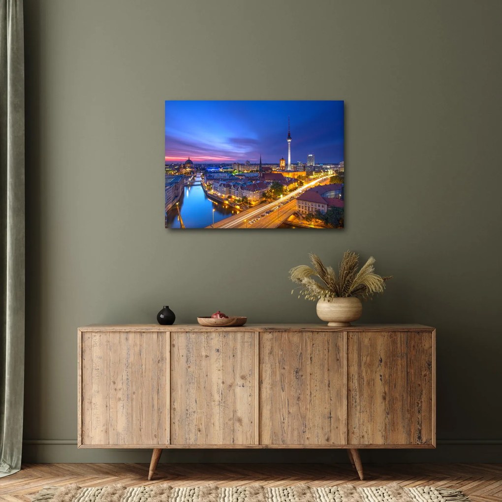 Kép - Kék ég Berlin felett (70x50 cm)