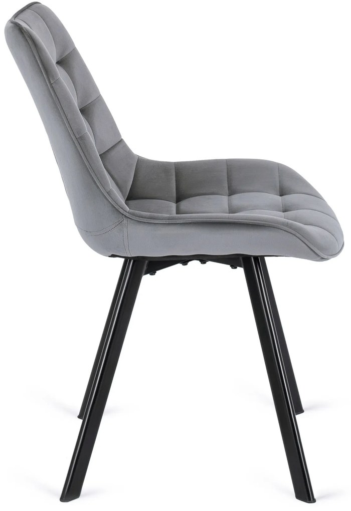 Szürke Bársony Étkezőszék RICK