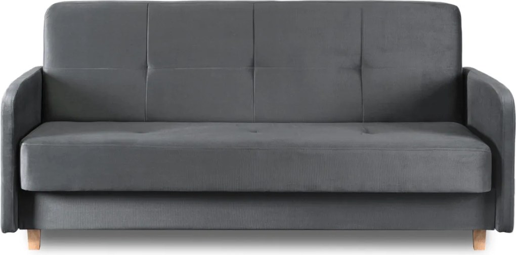 Zestaw 2x Sofa Rozkładana CUBA Szara