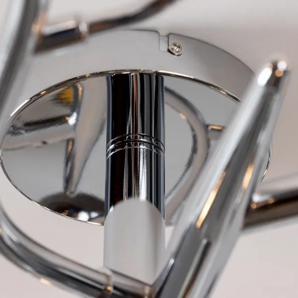 Brilagi - LED felületre szerelhető csillár MISTEL 15xG9/3W/230V fekete króm/füstszínű