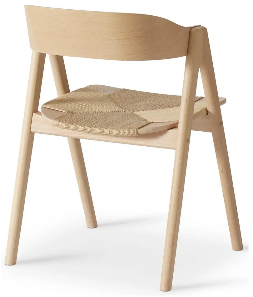 Mette bükkfa étkezőszék rattan ülőfelülettel - Findahl by Hammel