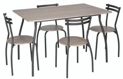 Vega 4 személyes étkező garnitúra tölgy