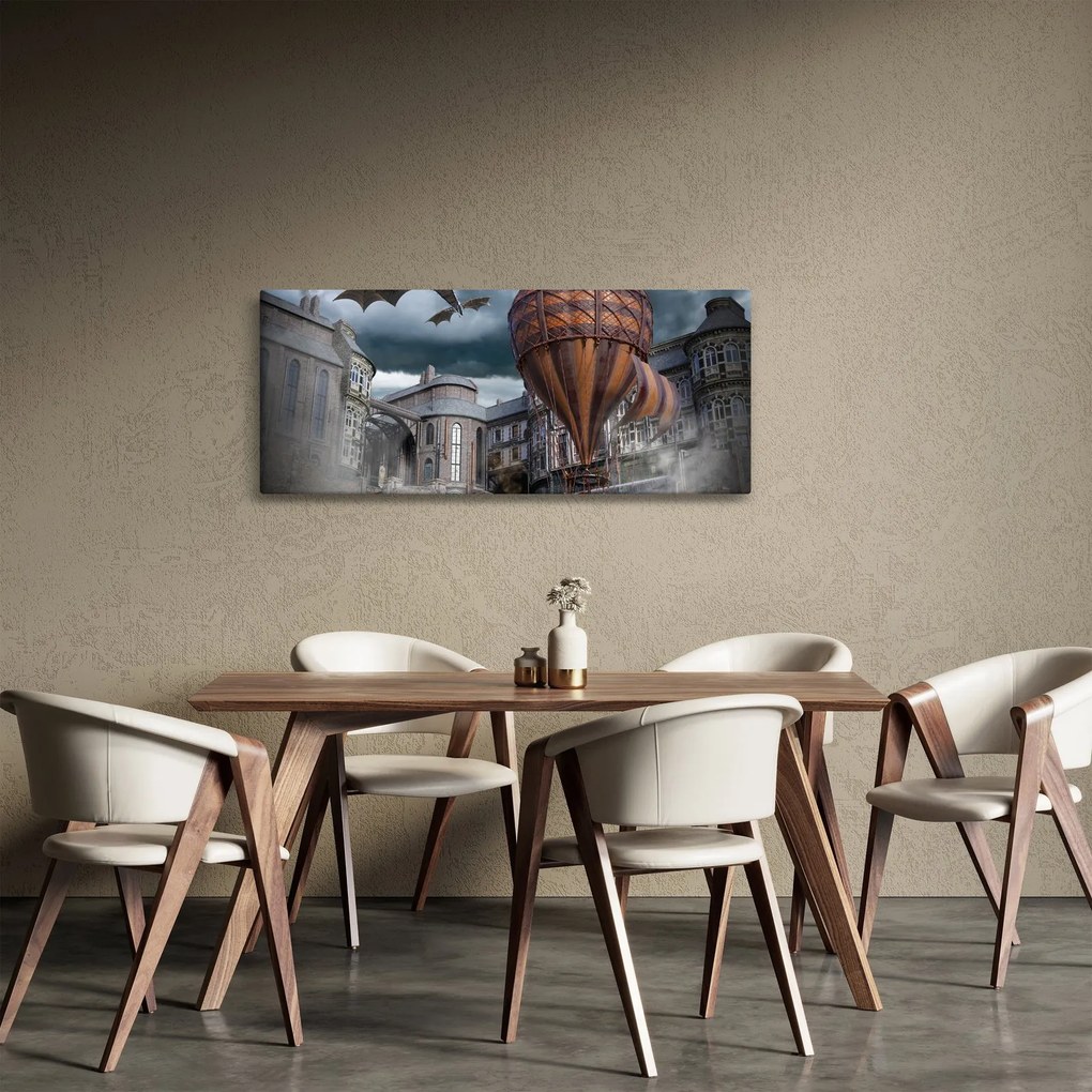Kép - szürreális táj (120x50 cm)