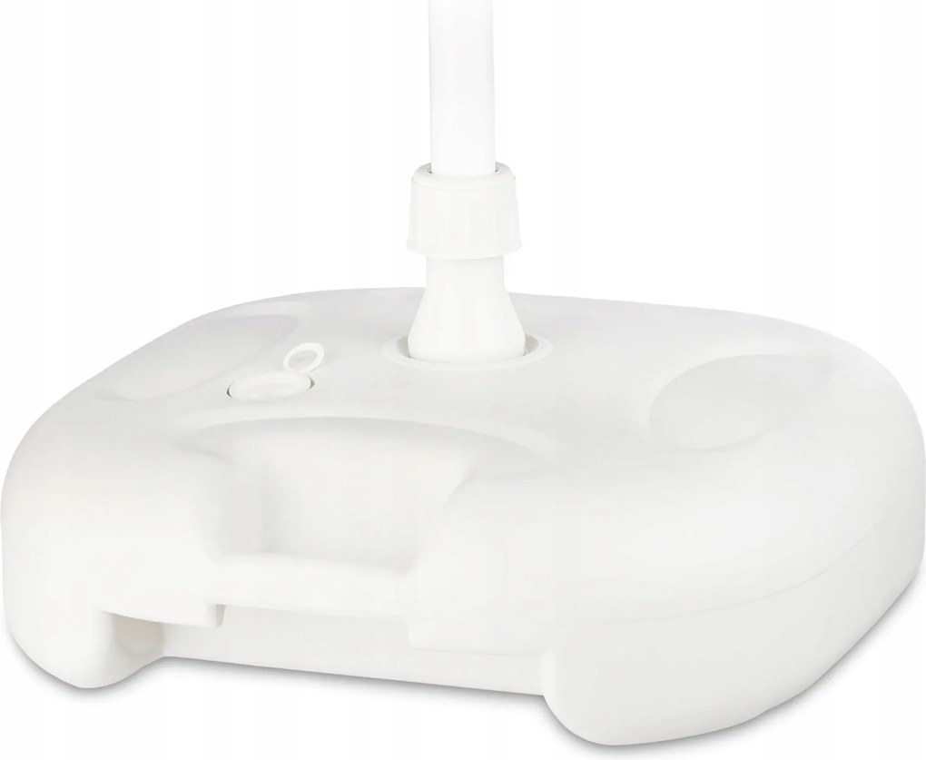 Kerti napernyő tartó állvány, fehér