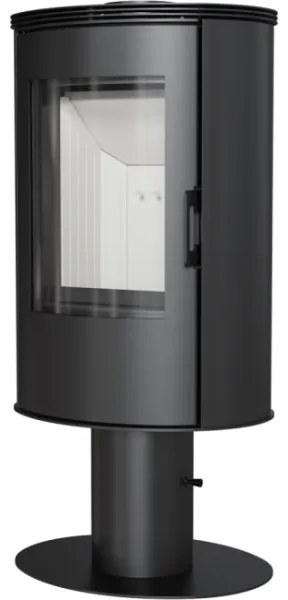 Kratki AB S N DR - 8 kW acél kandalló kályha, 150 mm pr.