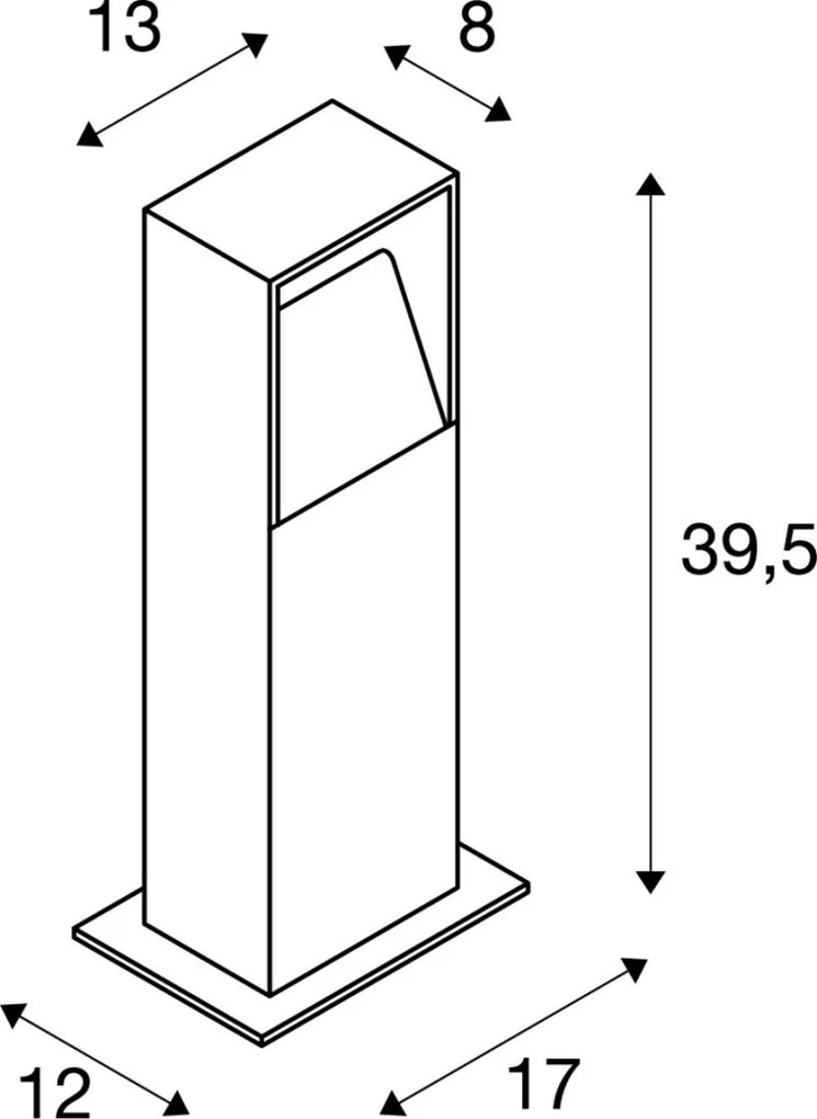 SLV 232115 LEGS Modern Kültéri Állólámpa Antracit LED IP65