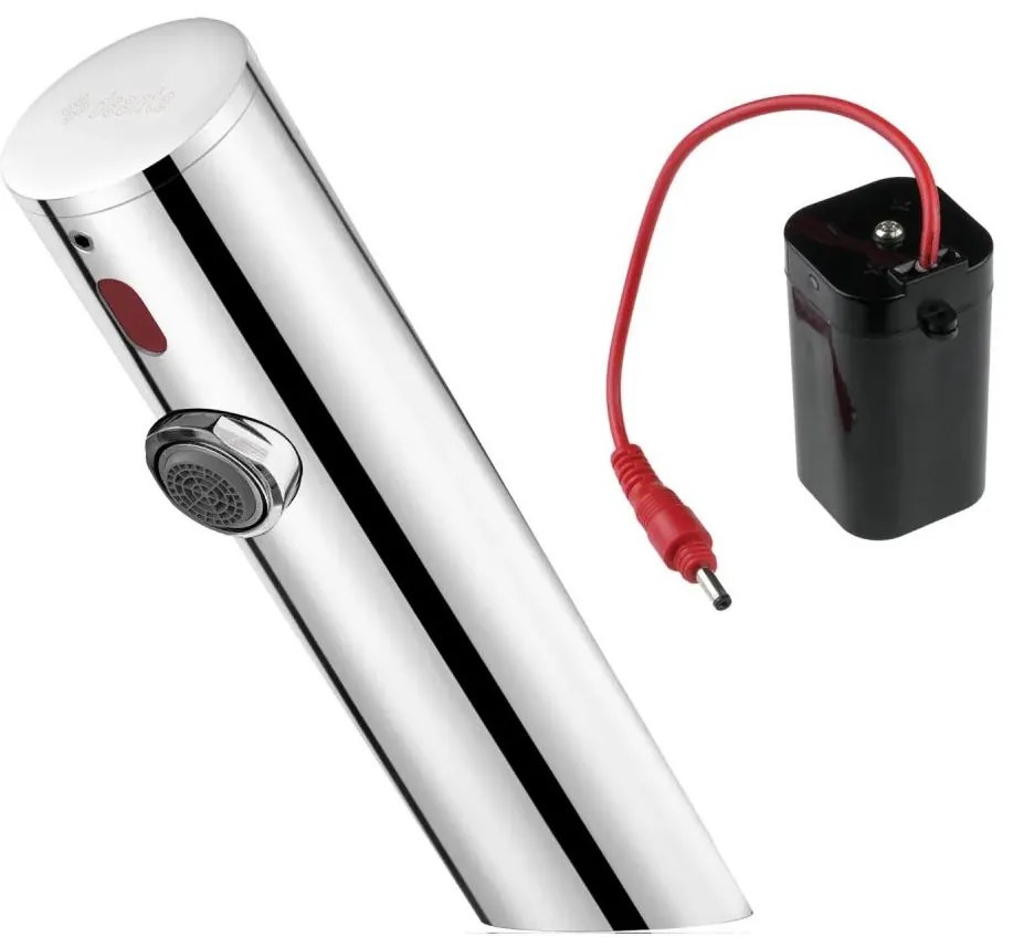 Deante BQR_P28R - Érintésmentes mosdócsap SENSE 4xAA csiszolt acél