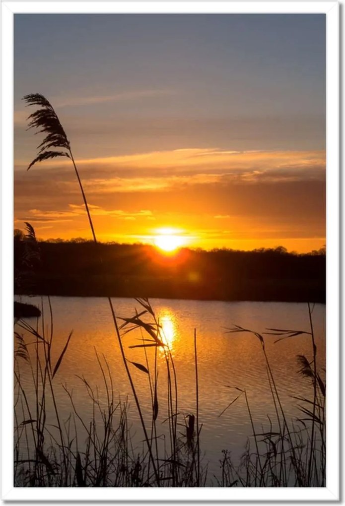 Poszterek keretben 40x60 Nyugat a tóparton