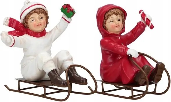 Tim Stor karácsonyfadísz gyerekeknek szánkón 1 db.