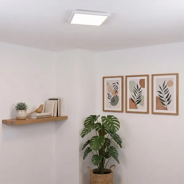 BRILAGI - LED dimmelhető mennyezeti lámpatest ESTELA SQUARE LED/36W/230V 31x31 cm fehér + távirányítóval