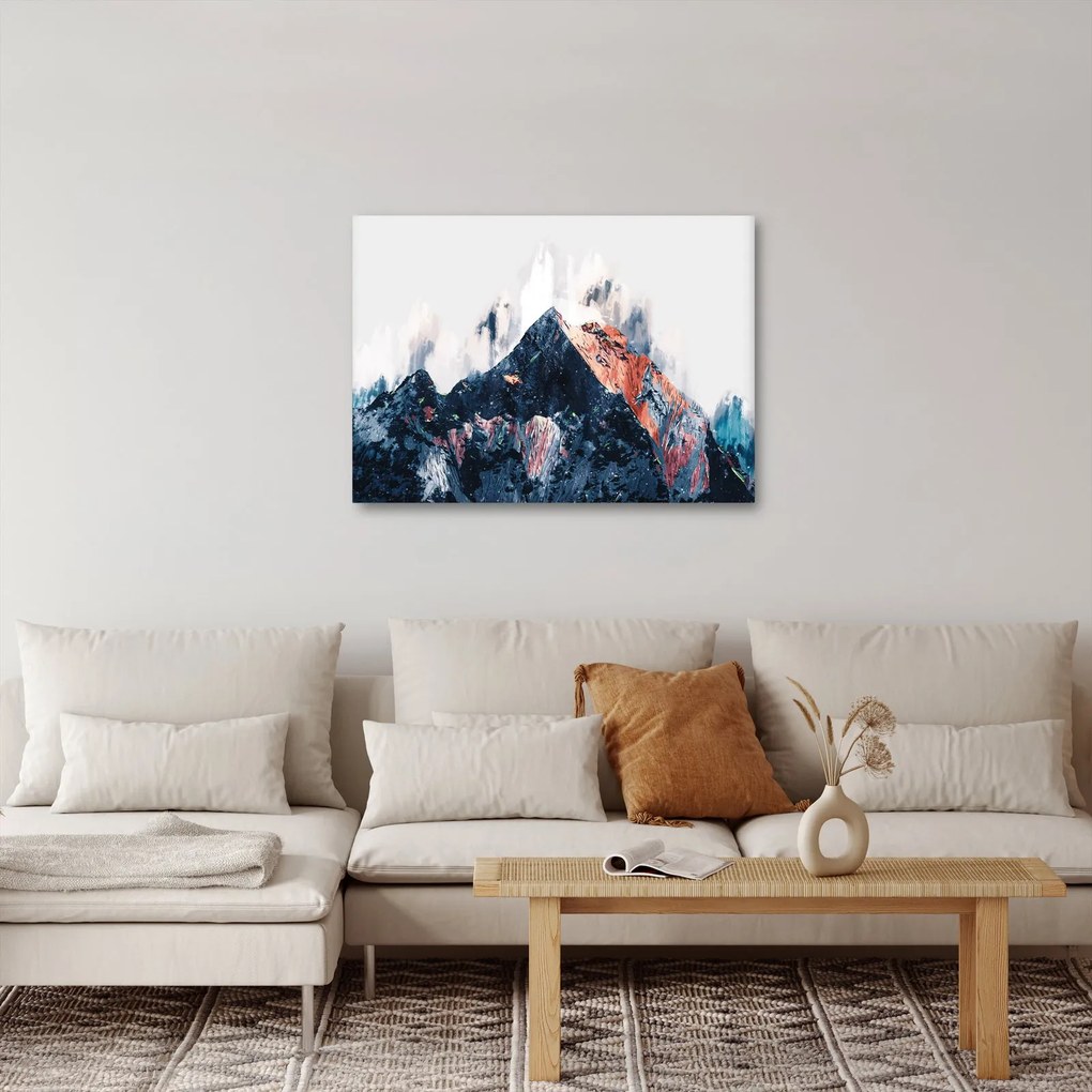 Kép - Absztrakt hegy (70x50 cm)