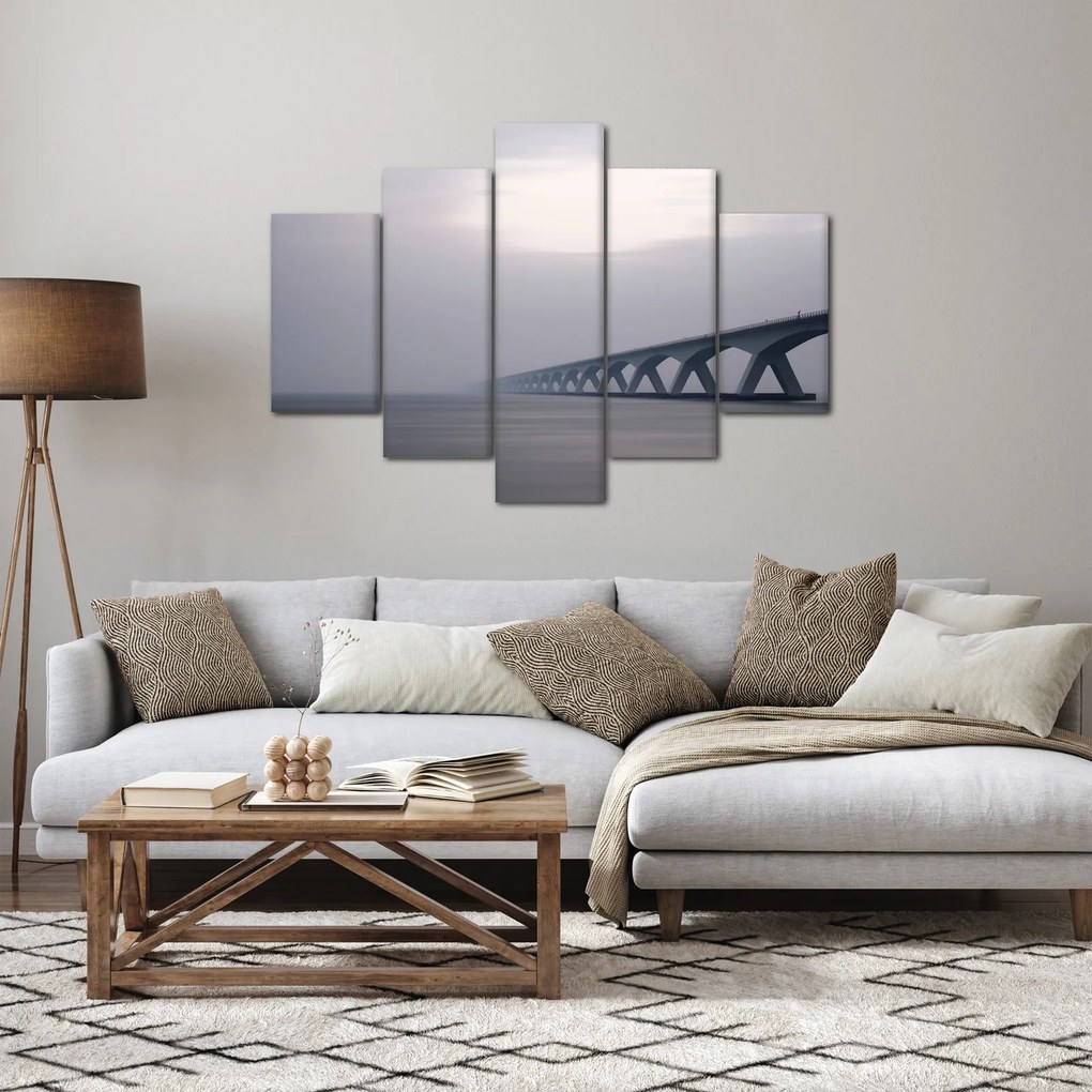 Egy híd képe a ködben (150x105 cm)