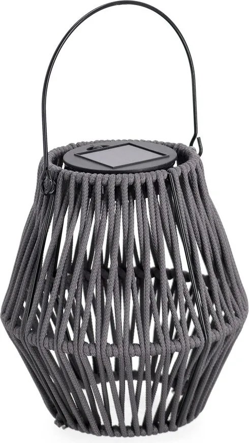Szürke napelemes LED lámpás (magasság 17 cm) Juny – Yes Everyday