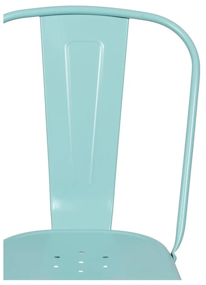 Türkiz fém étkezőszék szett 2 db-os – Ixia