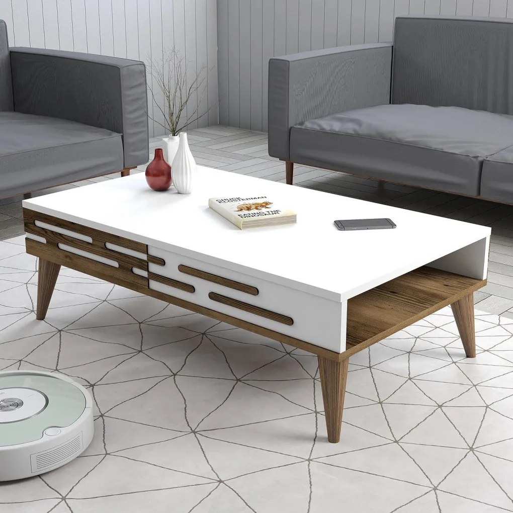 Valensiya - Walnut, White