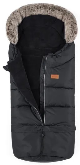 PETITE&amp;MARS - Baba bundazsák 4 az 1-ben ARCTIC Forever Black