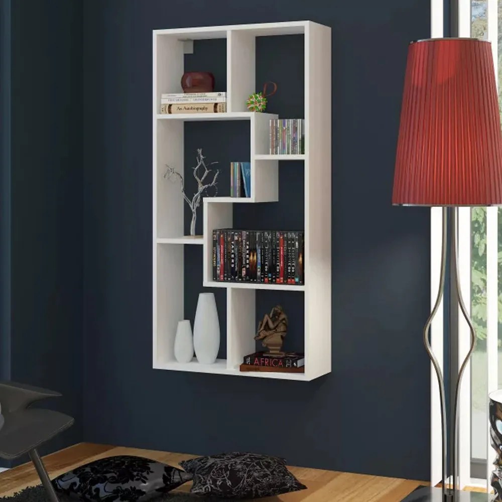 Polcos tároló könyvespolc 120x20x60cm barna KH16-1