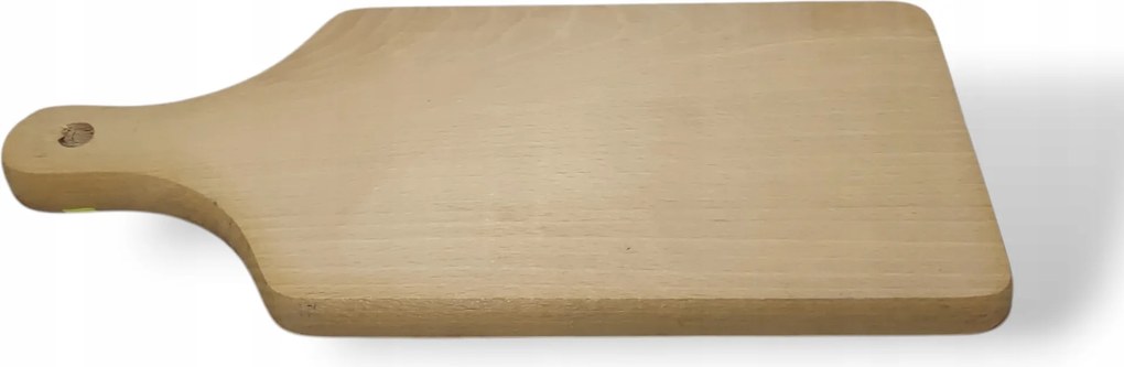 Bükkfa vágódeszka erős natúr, fogantyúval 26x12x1,8 cm