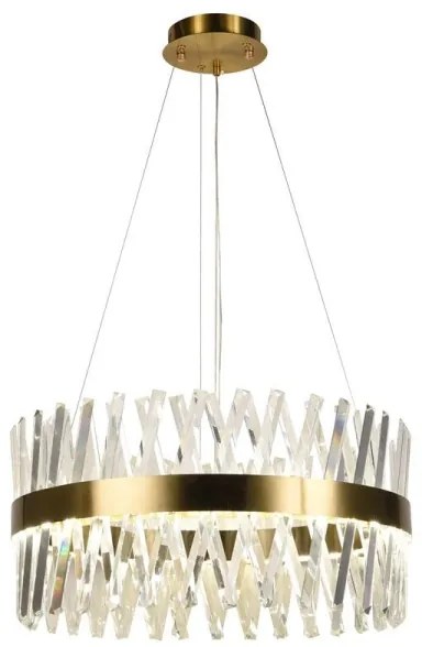 LED állítható fényerőjű lámpa kábelre LED/80W/230V 3000-6500K arany + DO