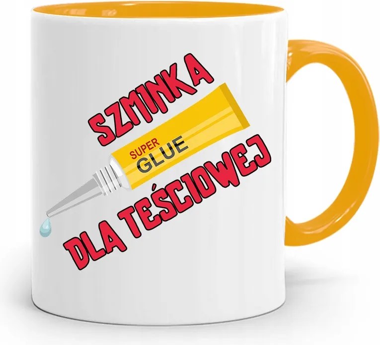 Sárga Anyós Bögre Anyósnak Rúzs Anyósnak fényképes nyomtatással