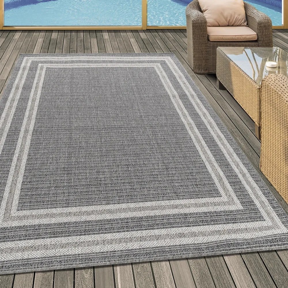 Szürke kültéri szőnyeg 120x170 cm Aruba – Ayyildiz Carpets