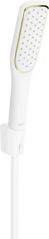 Mexen R-49 pontos zuhanykészlet, fehér/arany - 785495052-25